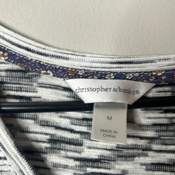 Christopher & Banks Button back blouse medium - Picture 2 of 5